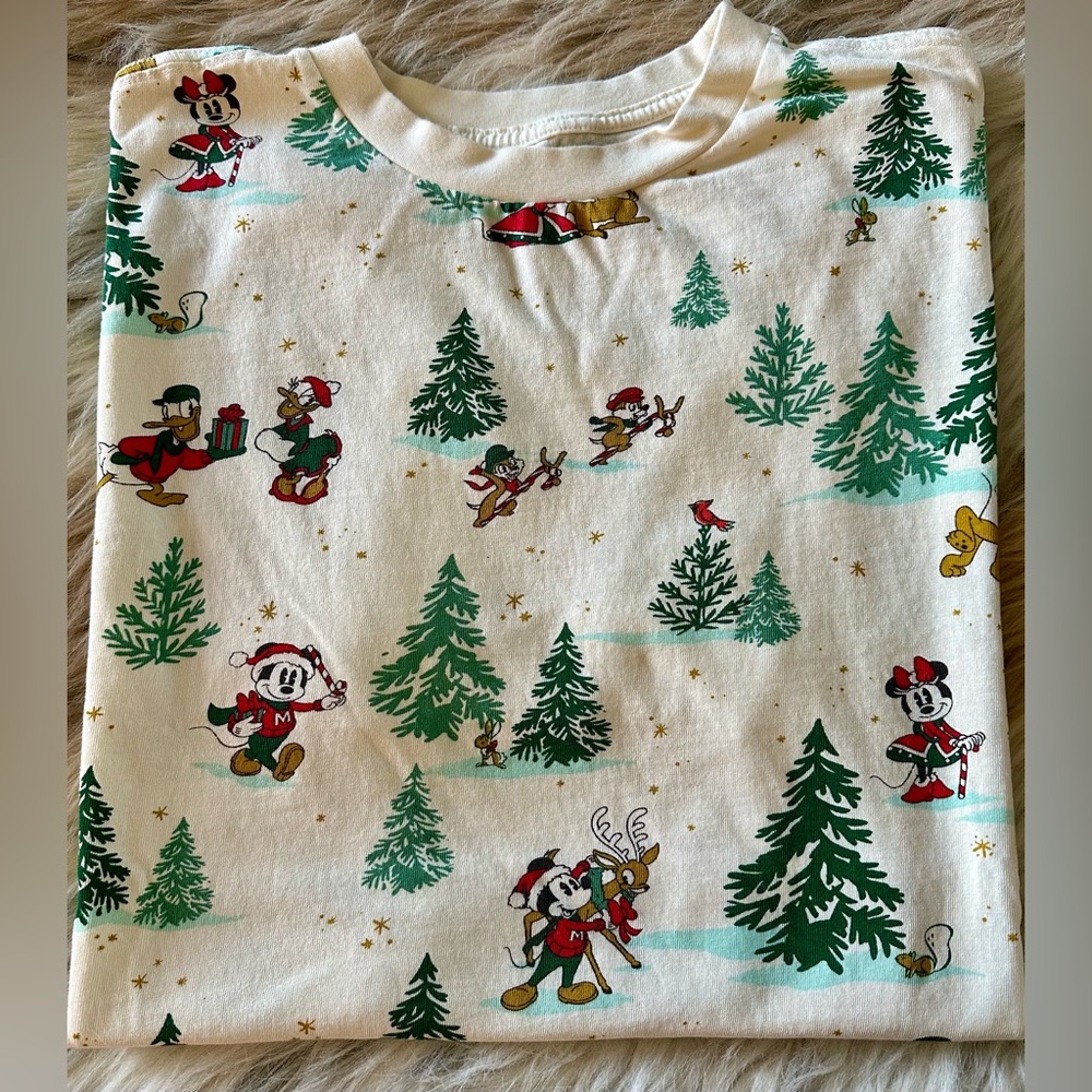 Disney | Mickey & Minnie & Friends Holiday/Christmas Tee | XL